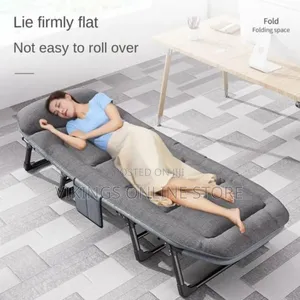 Folding Bed Single Office Nap Bed Recliner Portable