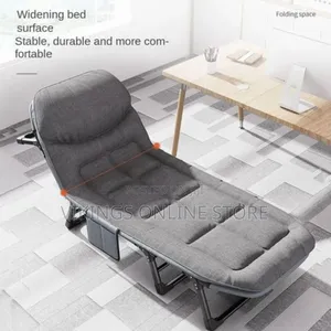 Folding Bed Single Office Nap Bed Recliner Portable