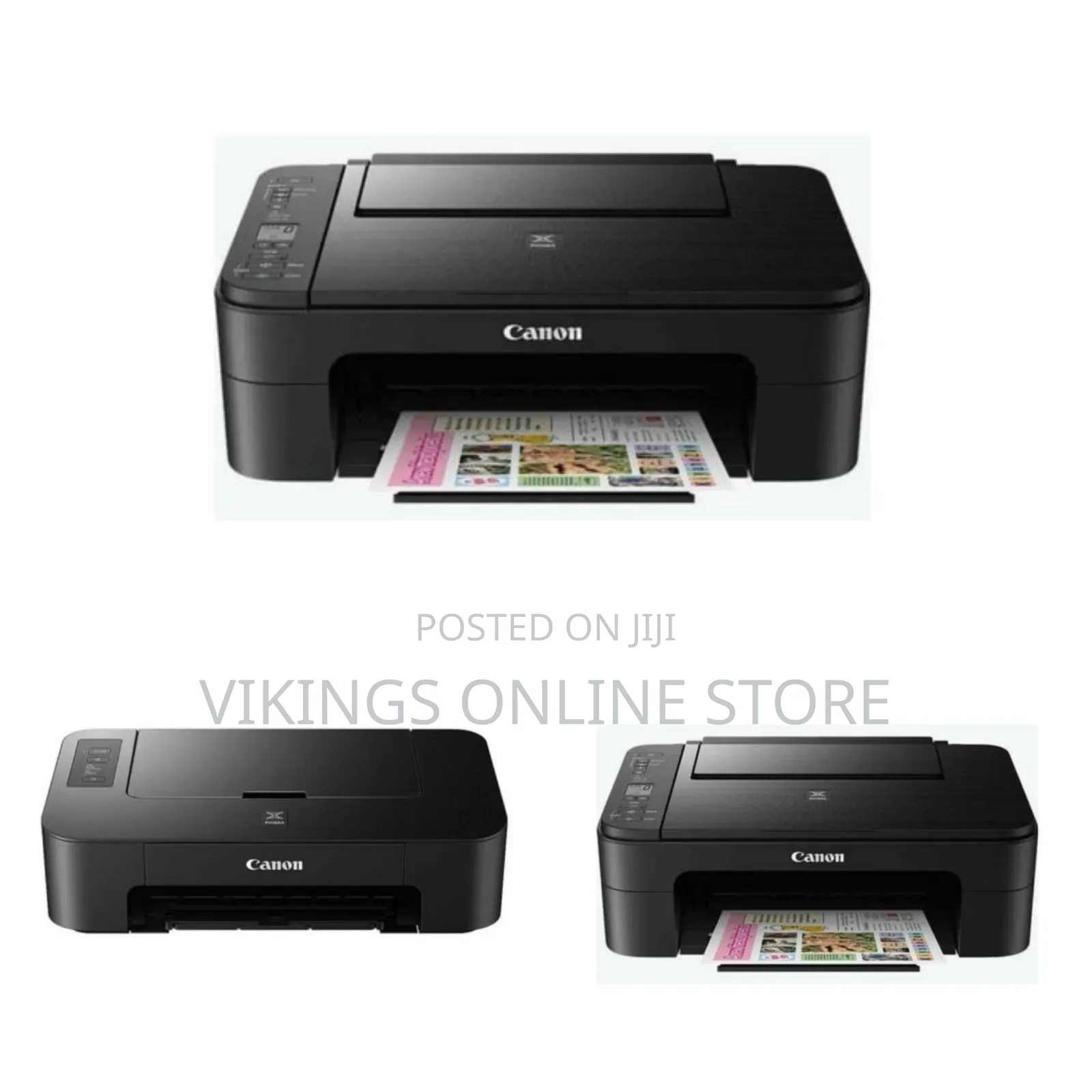 Wireless Printer, Print,Copy,Scan + Free Paper Rim + Cable