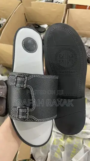 Original Double Buckle Hermes Push in Leather Sandals