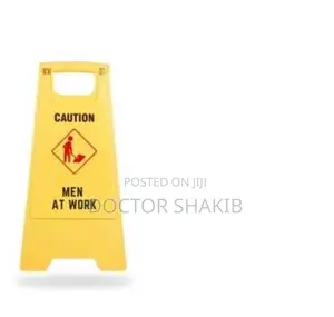 Caution Men At Road Work Sign