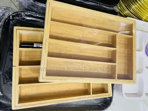 Wooden Cutlery Organiser