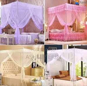 Four Stand Mosquito Net With Metallic Stand