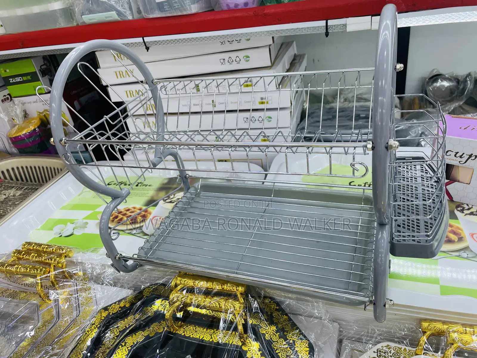 New 2 Layer Dish Rack