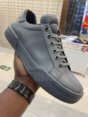 Dolce Gabbana Men's Grey Casual Shoes