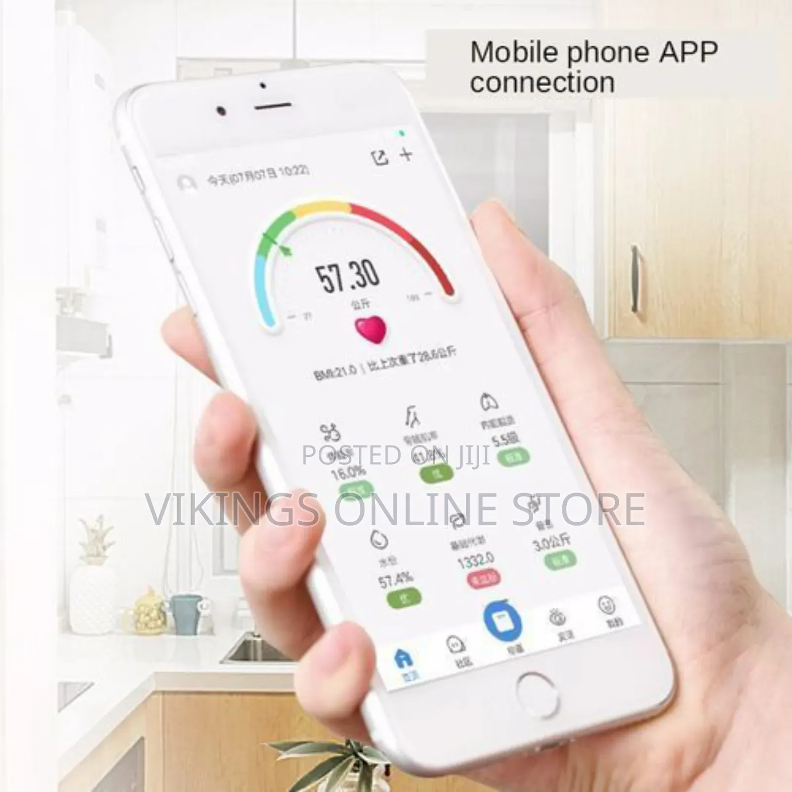 USB Charging Smart Weighing Scale Fat Scale