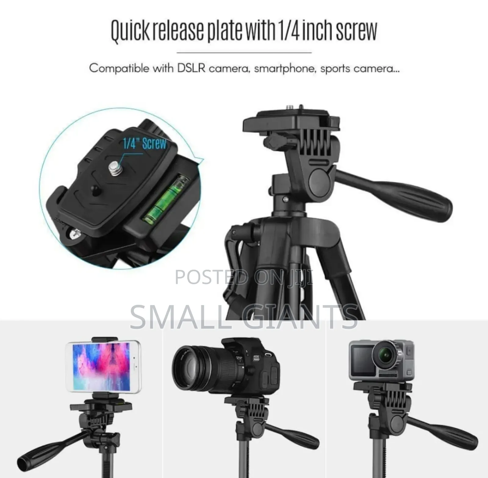 Top Quality Digital Camera Tripod With Phone Holder Stand