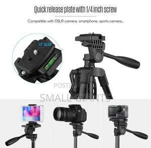 Top Quality Digital Camera Tripod With Phone Holder Stand