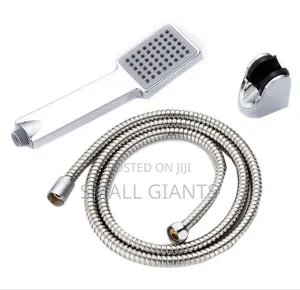 Adjustable Angle Base Large Head Hand-Held Shower Sprinkler
