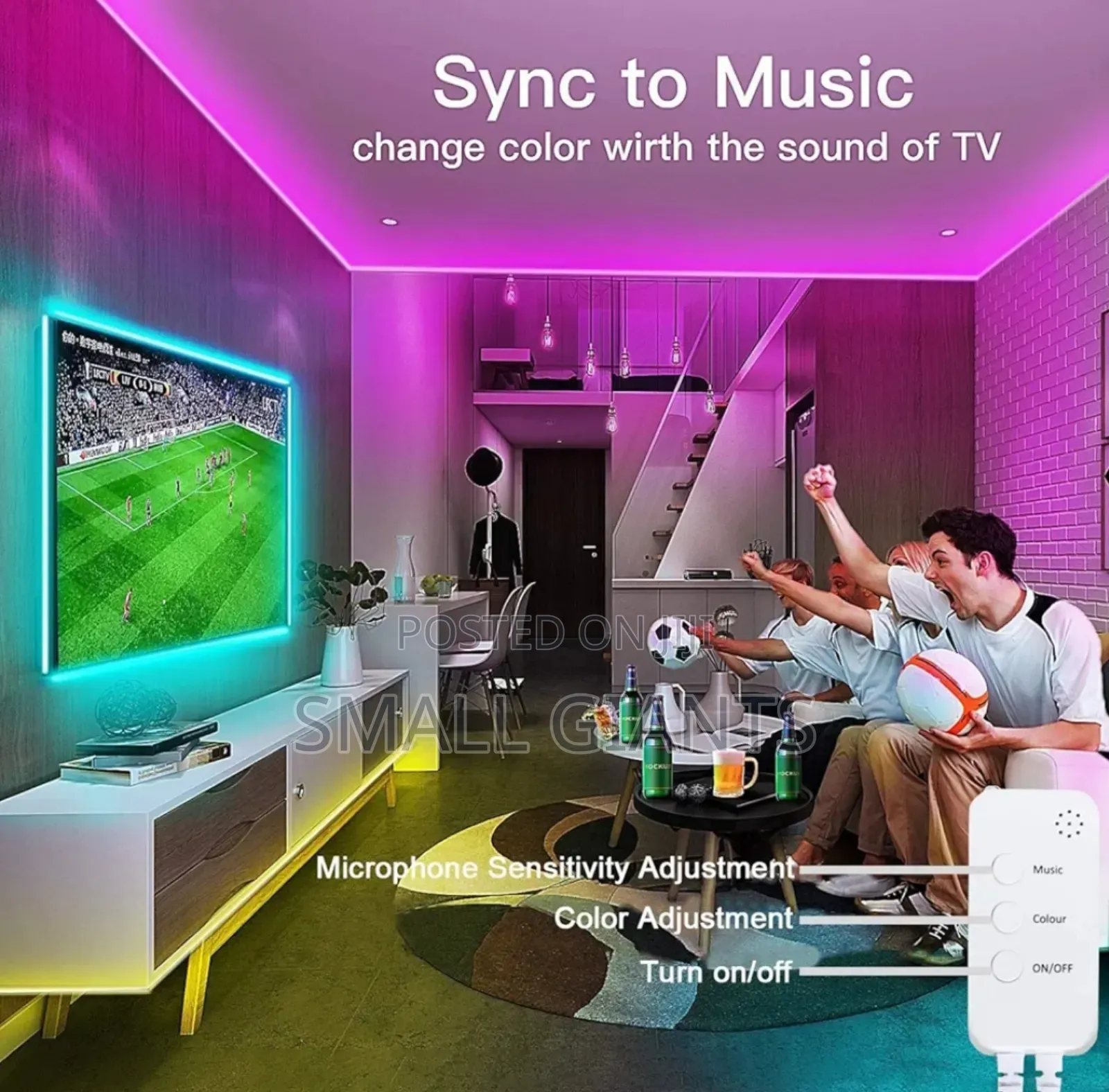 10 Metres TV Strip Lights