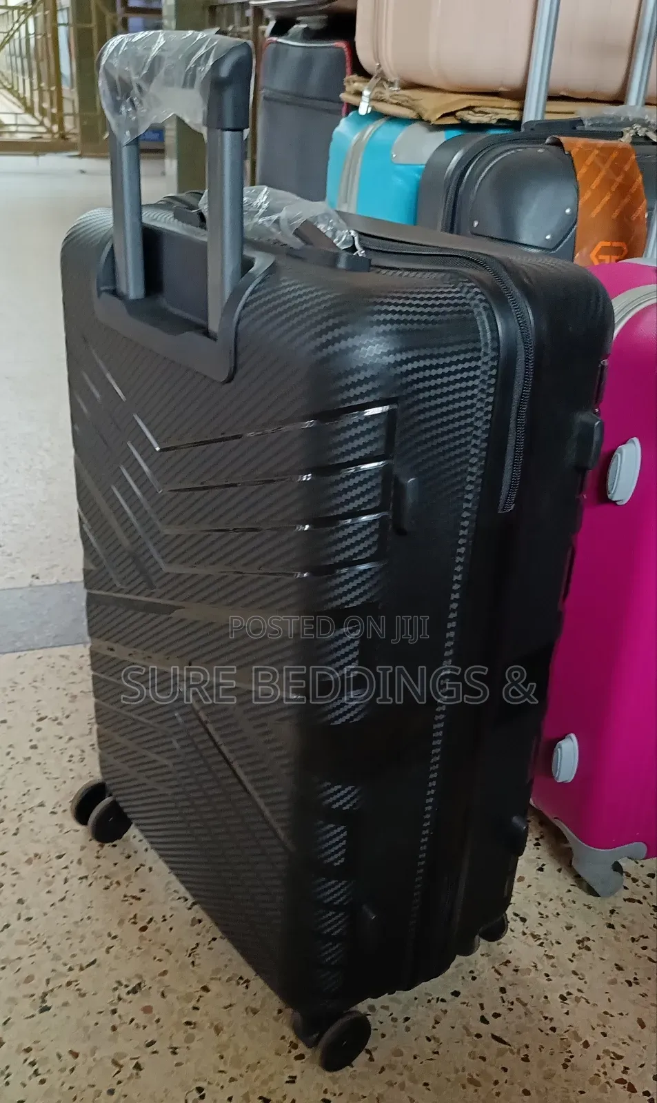 Medium Rubber Suitcase