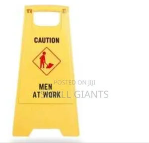 Men At Work Caution Sign