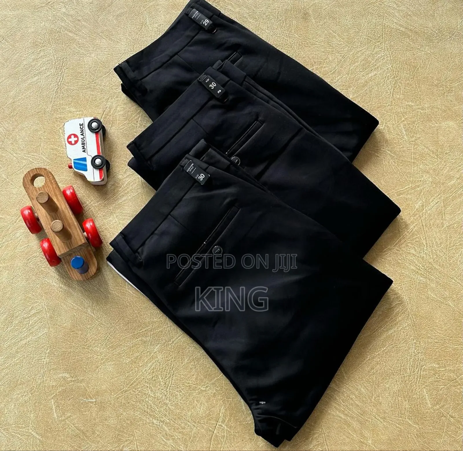 Black Premium Kaki Pants