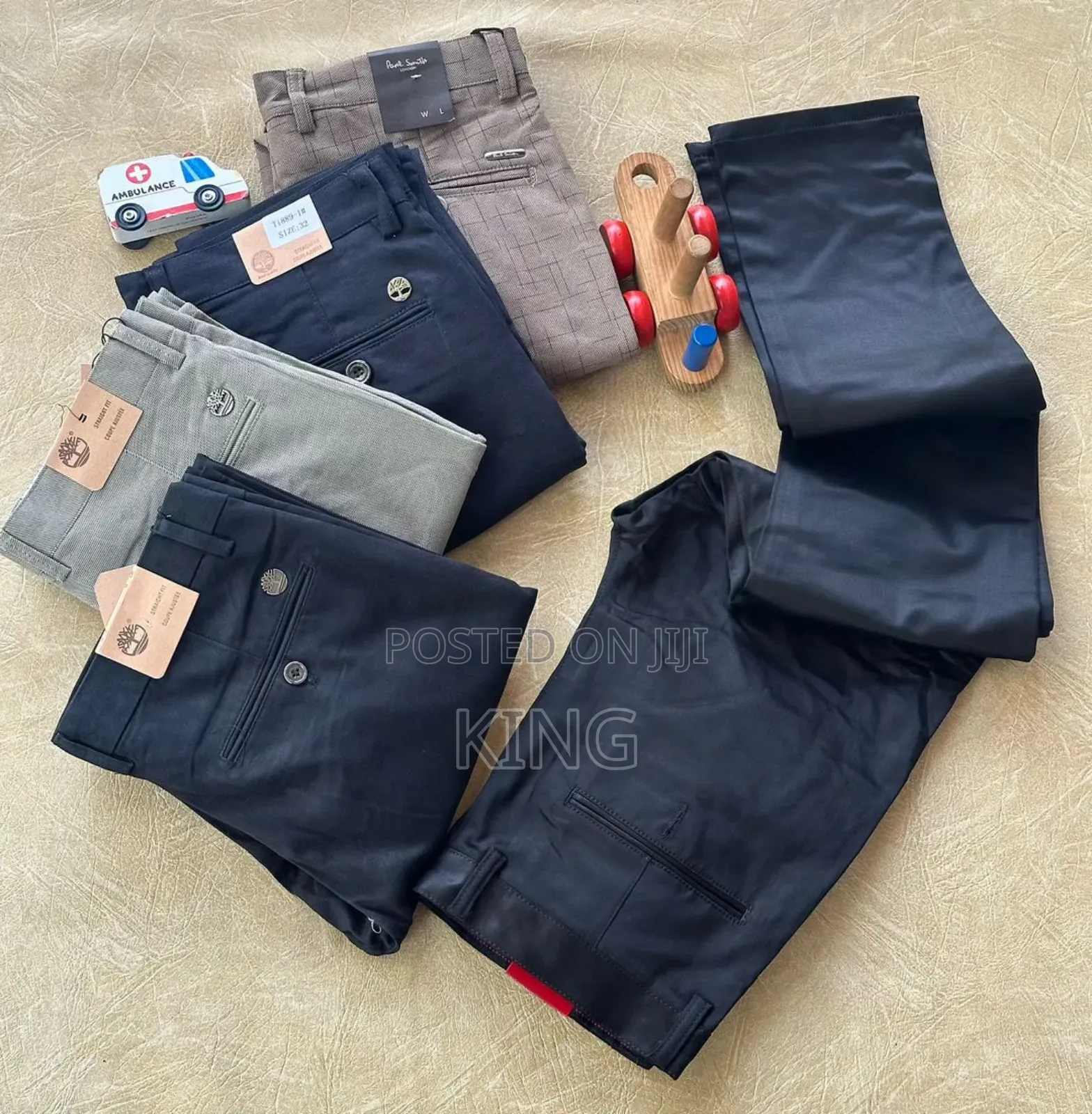 Men's Premium Kaki Pants. Custom Fit