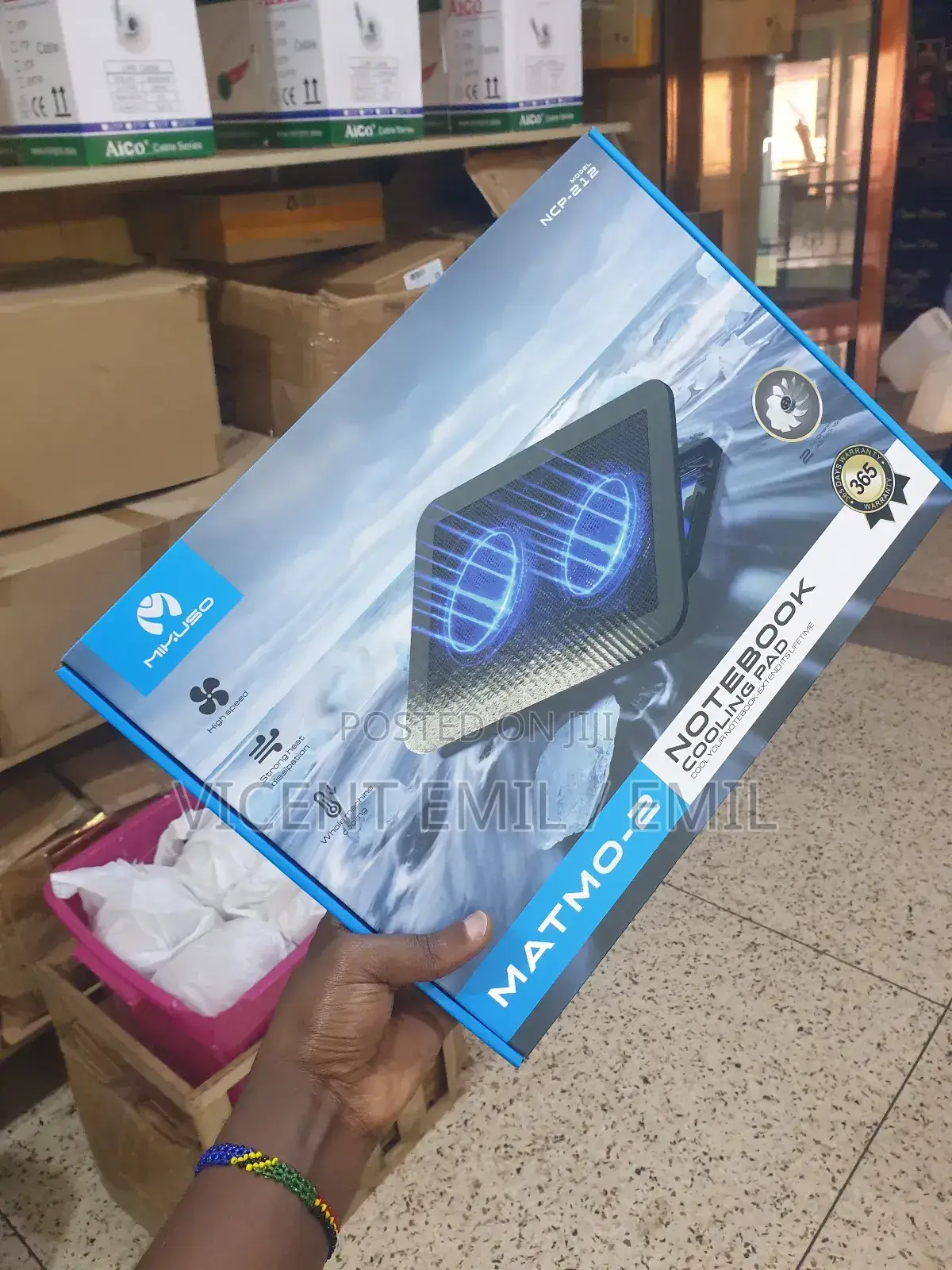 Laptop Stand With Cooling Fan