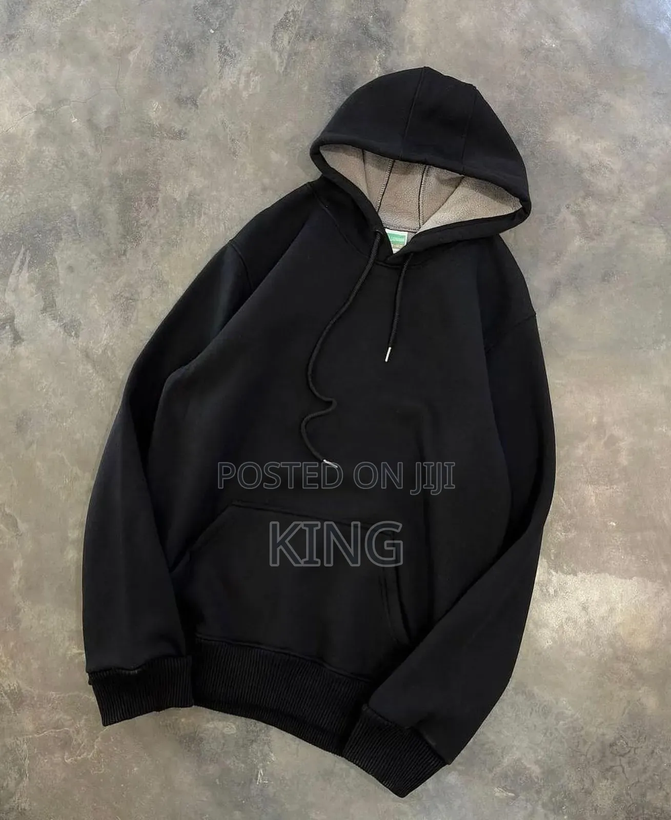 Thicker Black Hoodie Jumper