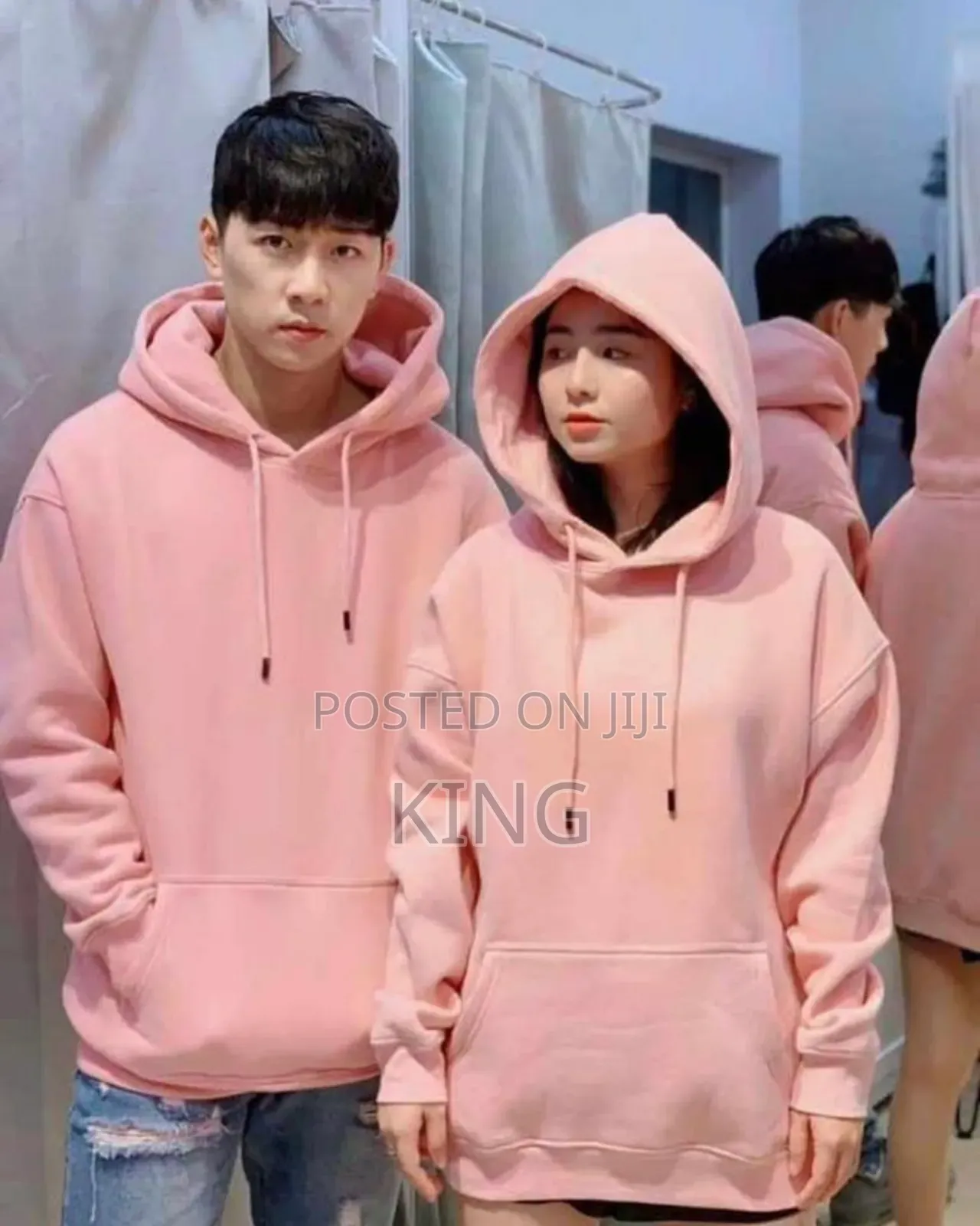 Pink Hoodie Jumper. Warmer