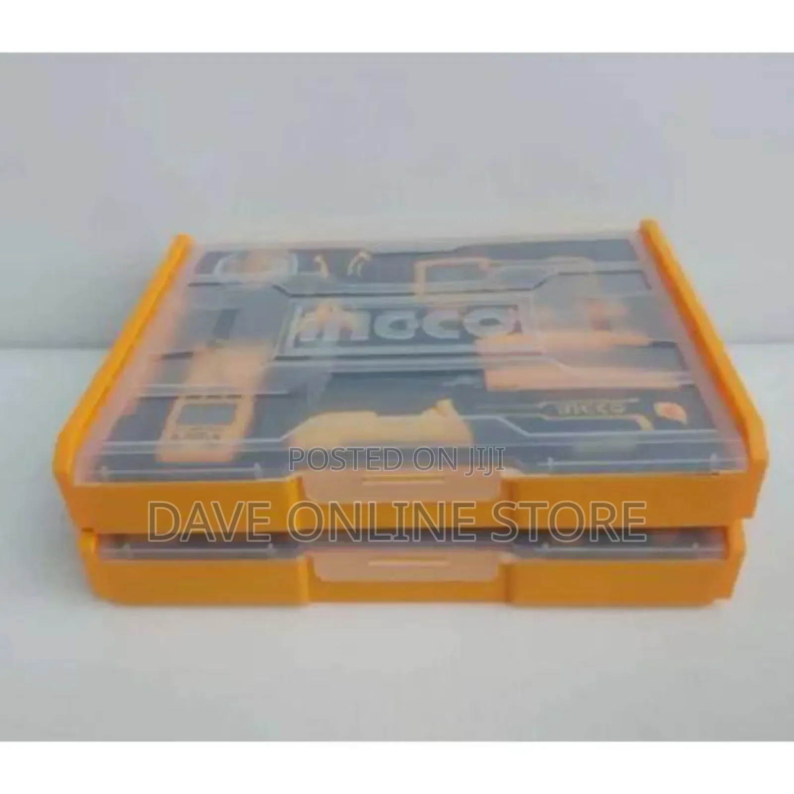INGCO 16 PCS Electrician Tool Kit - Orange, Black