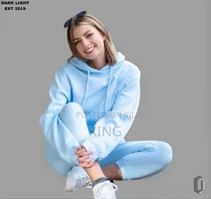 Hoodie Jumper. Sky Blue Warmer