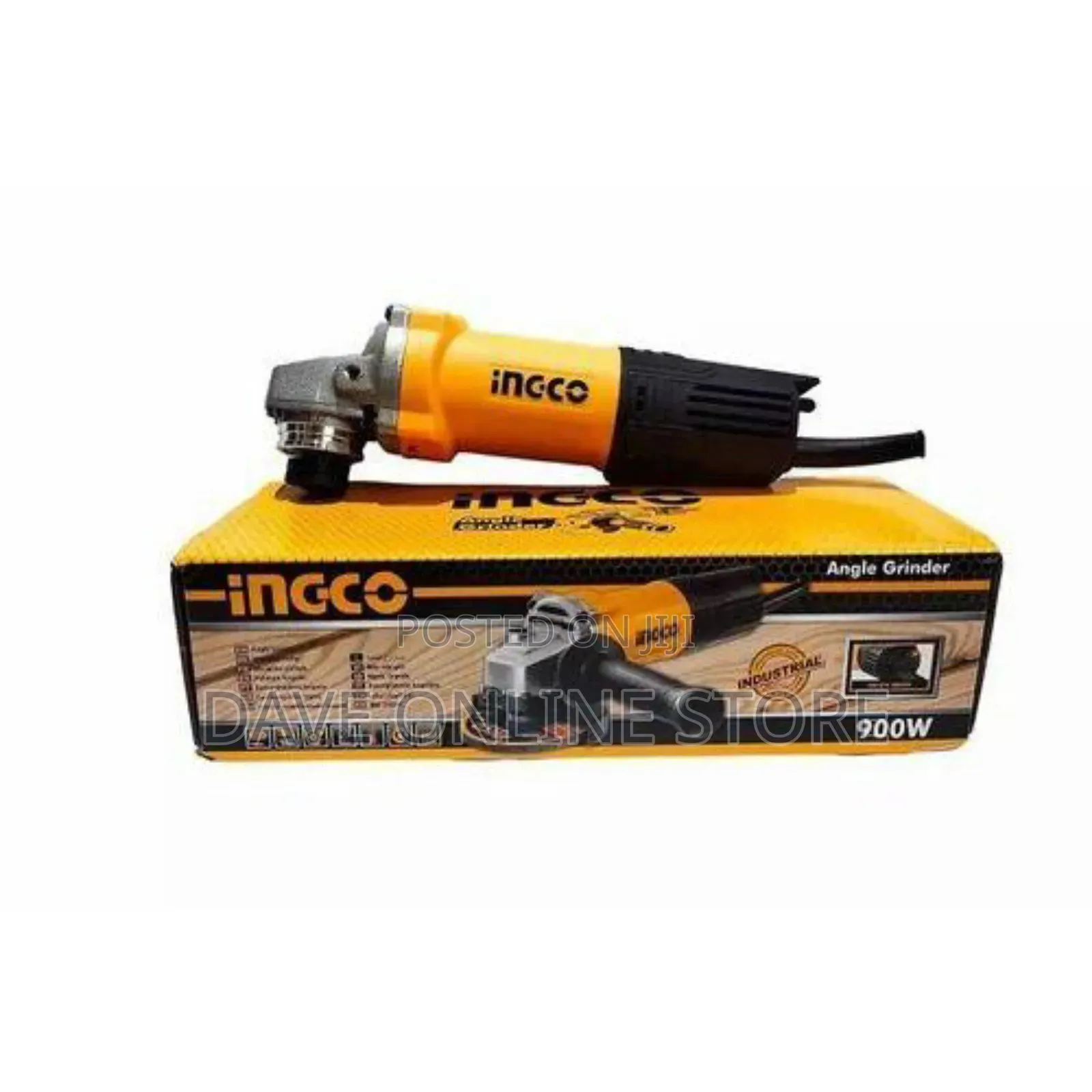 INGCO Angle Grinder, 900W - Orange, Black