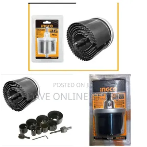 INGCO Hole Saw Set ( 07pcs Set) for Wooden, Plastic, Sheet