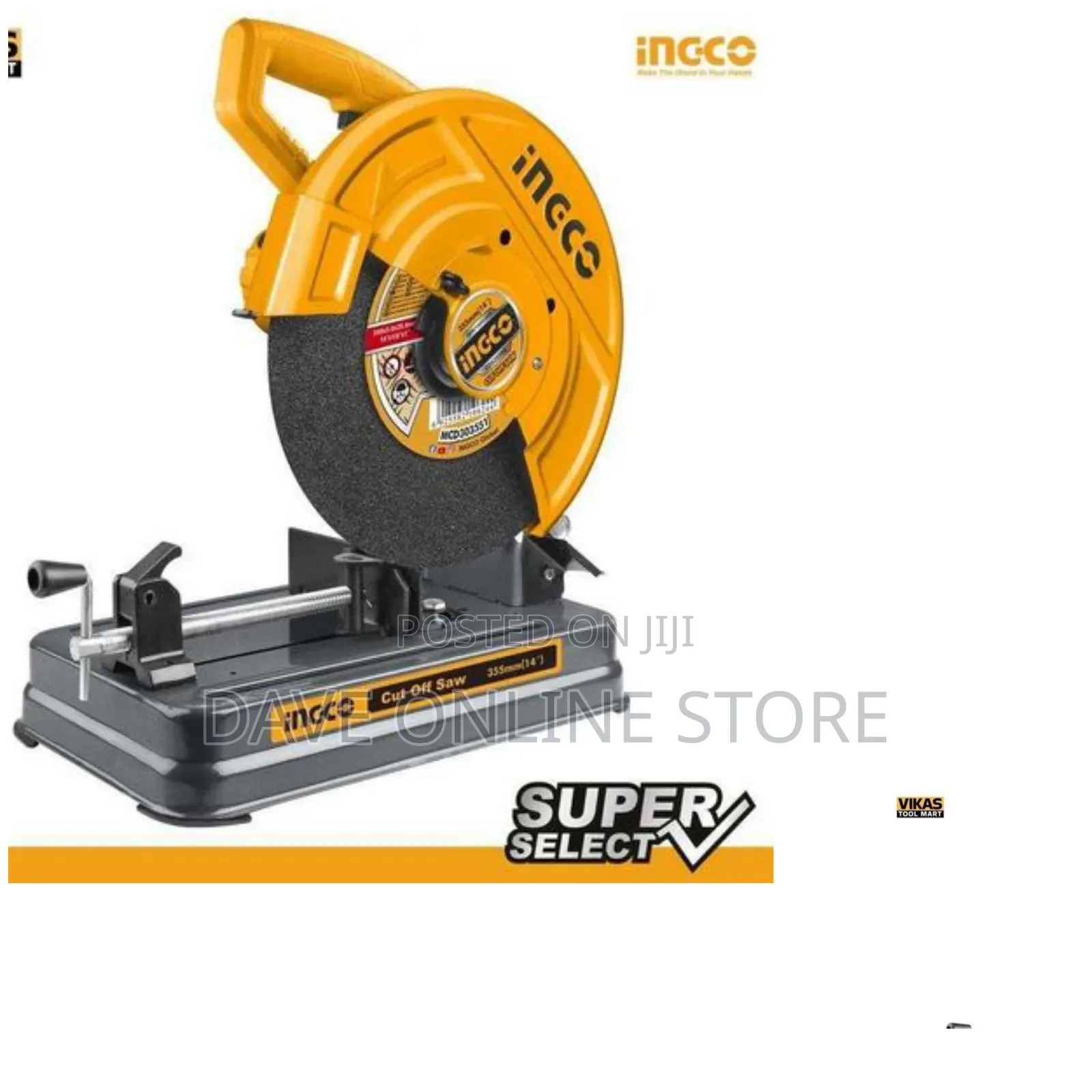 INGCO COS223589 2200W Cut Off Saw - Orange, Black