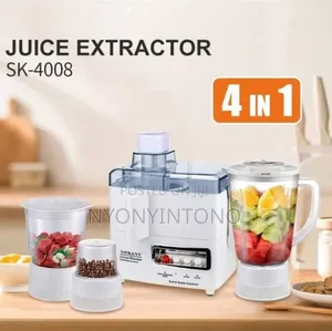 Sokany 4 in 1 Juice Extractor and Blender.