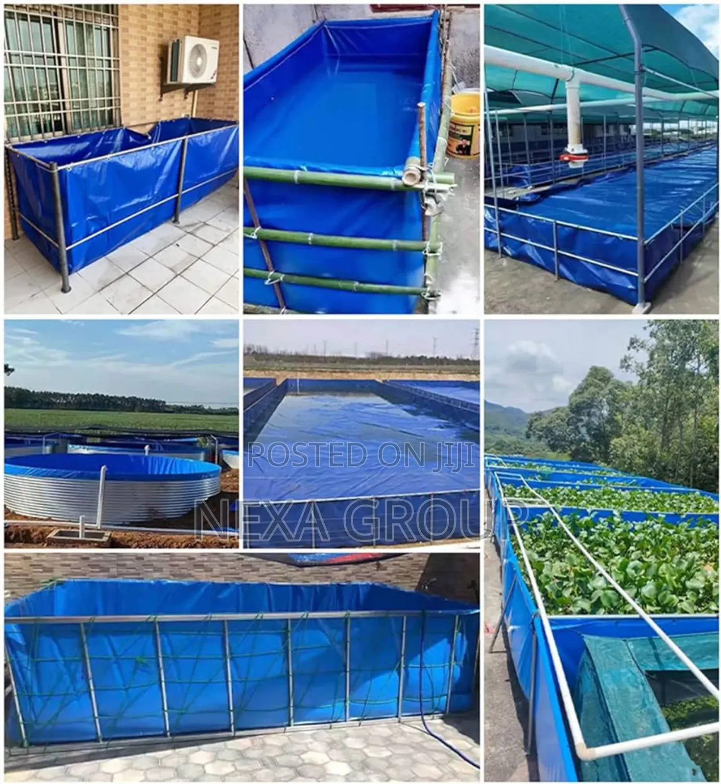 Biofloc Fish Farming PVC Tank