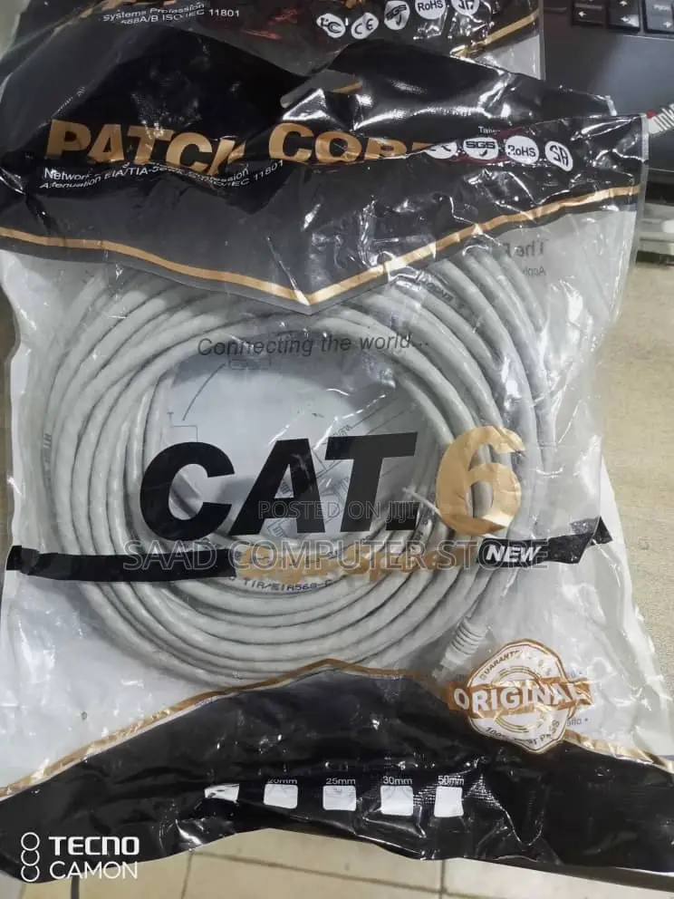 Cat-6 Patch Cord Cable 20M