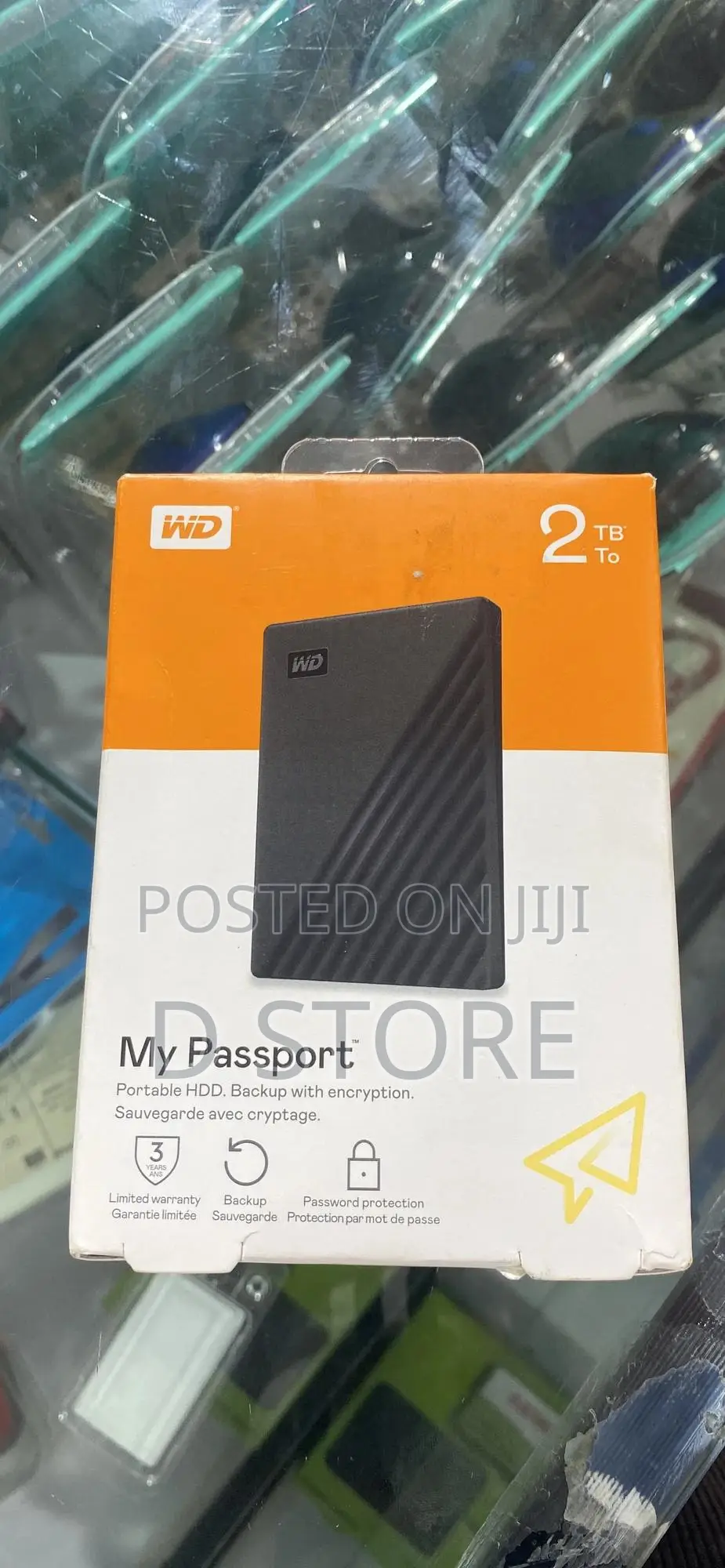 2tb Portable HDD My Passport Wd