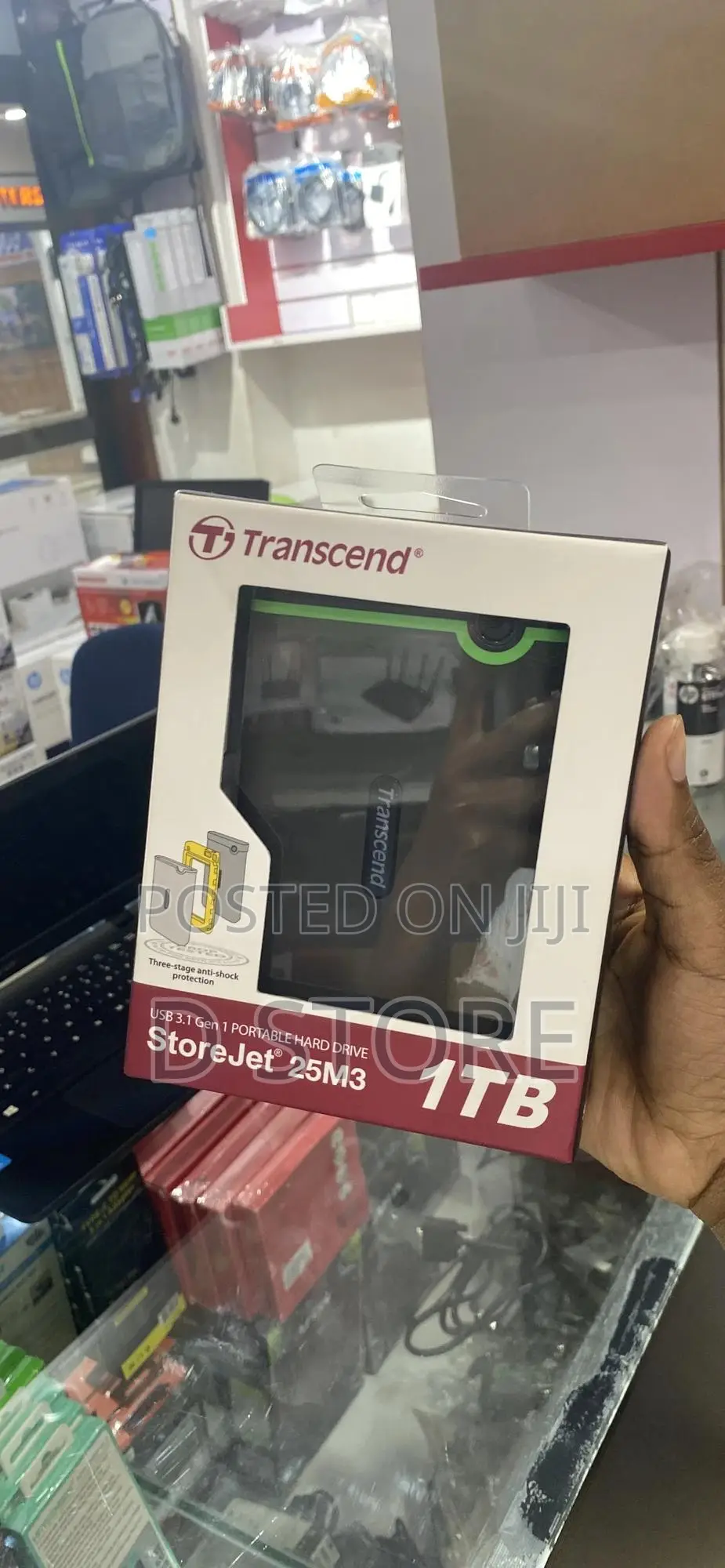 1tb Transcend External Hard Drive