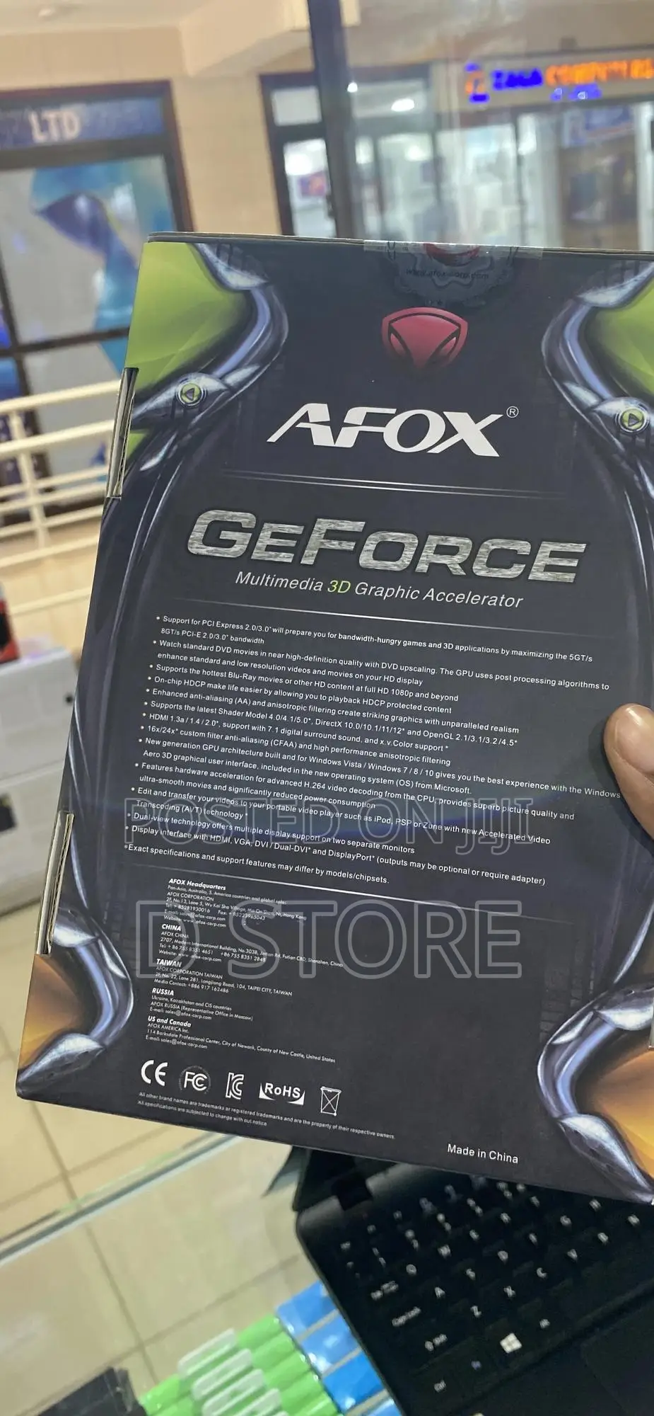 GEFORCE AFOX Graphics Card