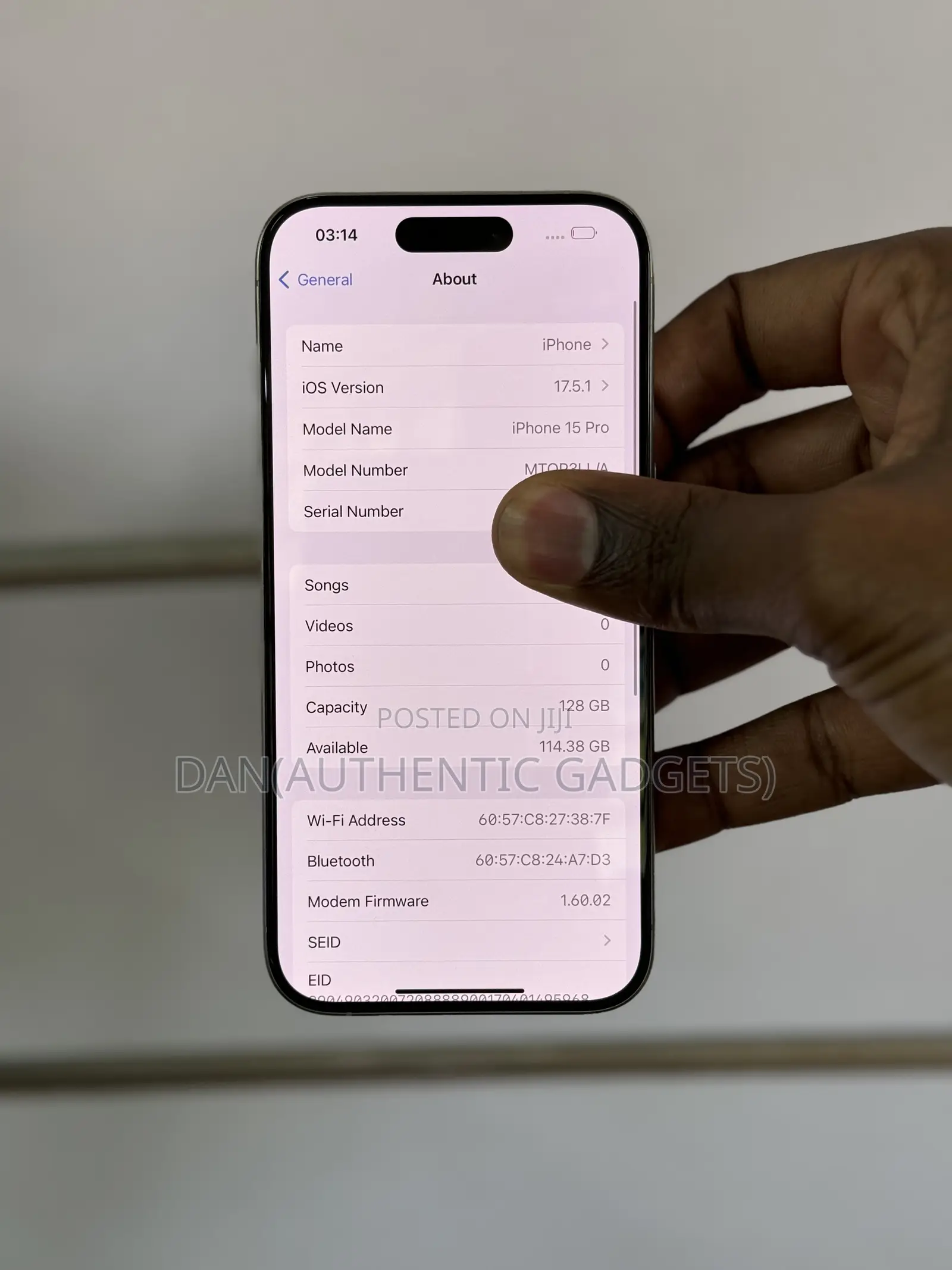 Apple iPhone 15 Pro 128 GB Silver