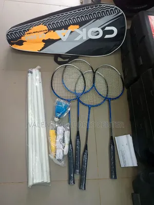 Badminton Full Set 4 Player Original Material