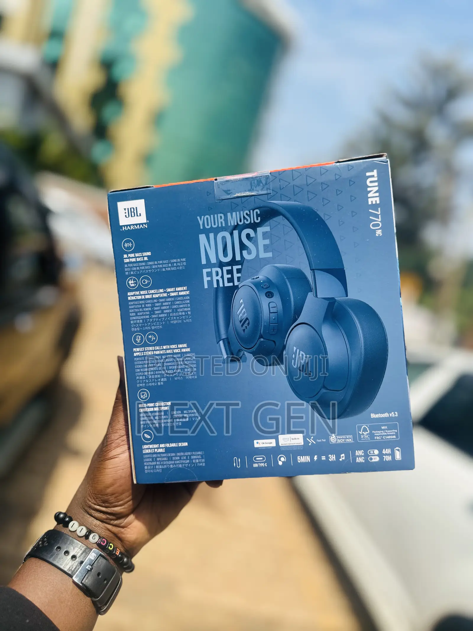 JBL 770 Nc Headphones Blue