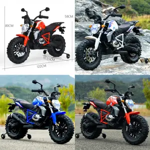 5-8yrs Children's Off-Road Heavy-Duty Electric Motorcycle