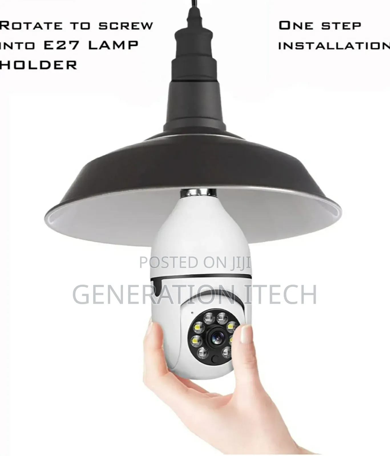 Smart Wifi Security Camera - Bulb Shape With 2 Way Audio