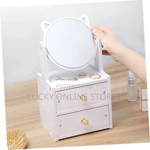 Multifunctional Makeup Mirror and Organizer