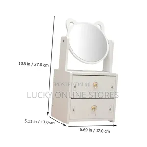 Multifunctional Makeup Mirror and Organizer