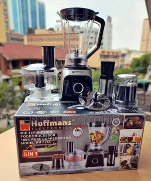 Hoffman's 5 in 1 Blender, Slicer, Sieve, Chopper Grinder.
