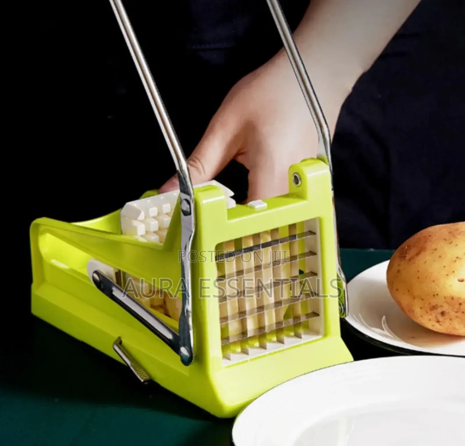 Push Type Double Sided Blades Potato Slicer