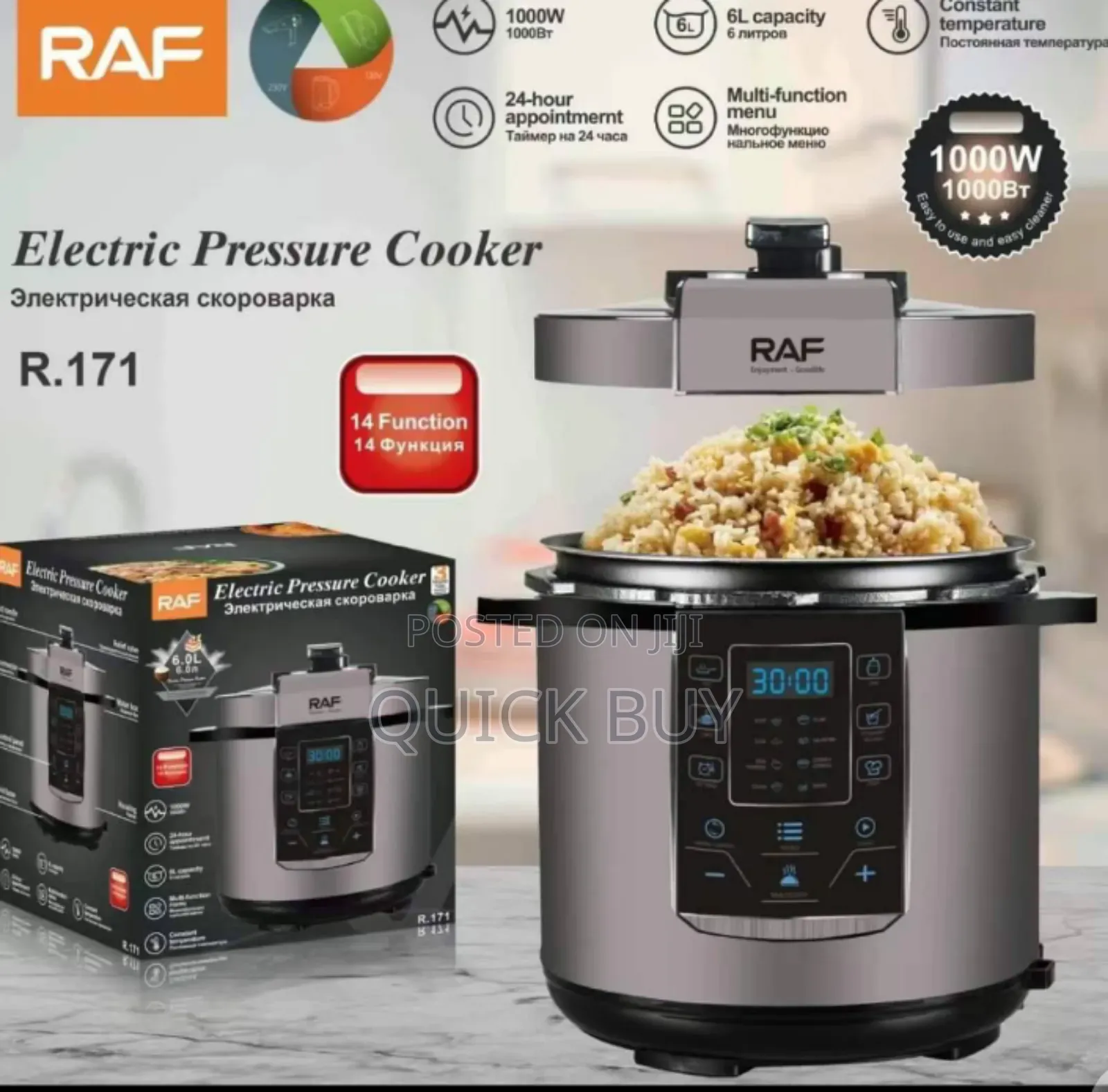 Newest Powerful RAF Smart Digital Electric Pressure Cooker