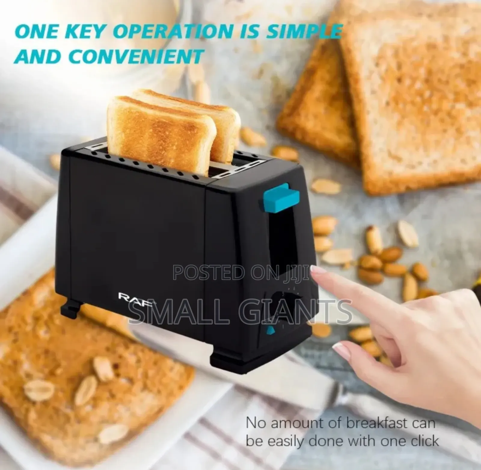 RAF Electronic Toaster Bread Maker Machine