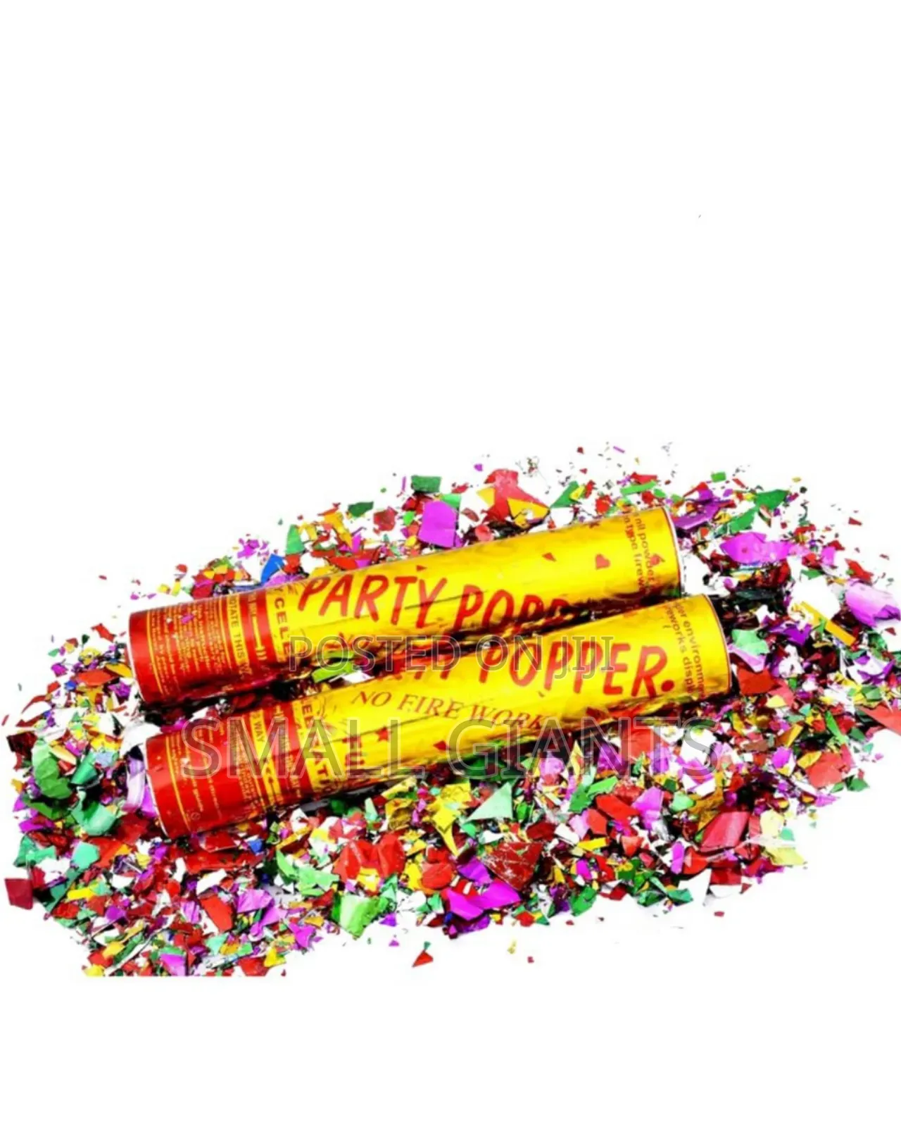 Sparkling Glitter Party Poppers for Parties