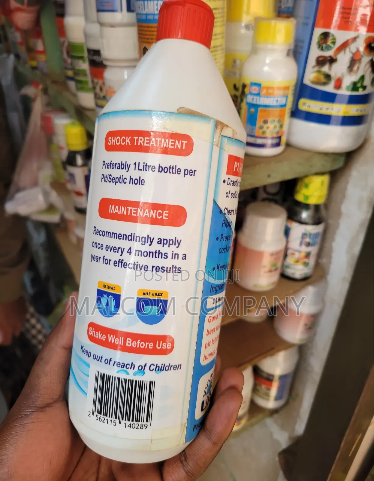 Pit Latrine Strong Chemical Volume Solution.
