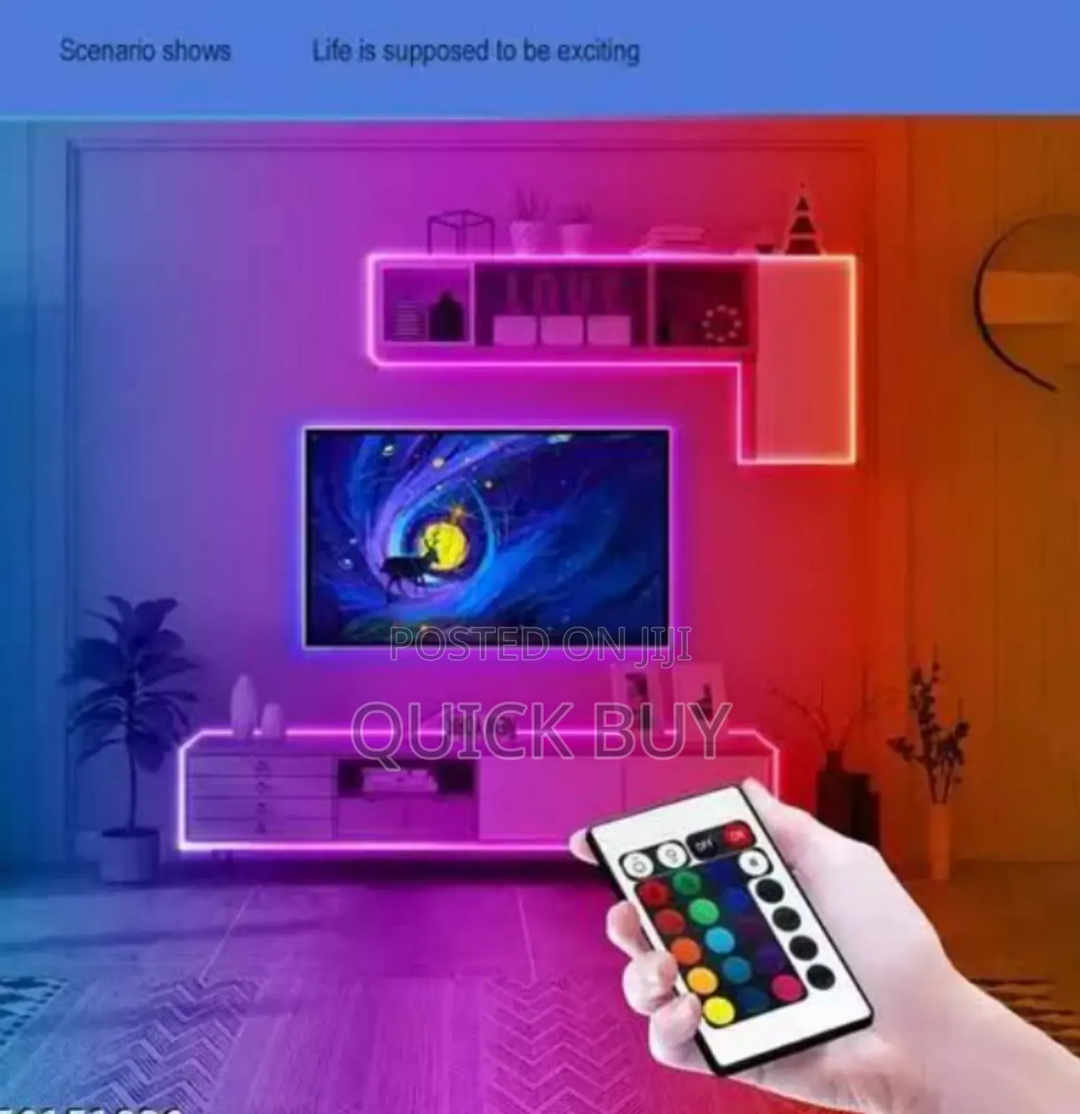 Smart Dream Colour 10 Metres Tv Strip Lights With Remote