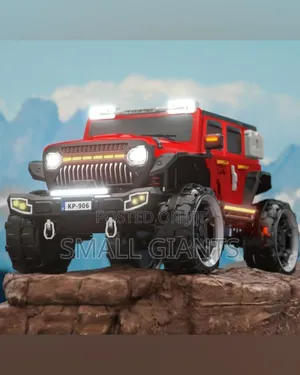 Rechargeable Ride-on Jeep for Kids With Colorful Led Lights
