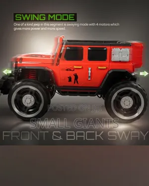 Rechargeable Ride-on Jeep for Kids With Colorful Led Lights