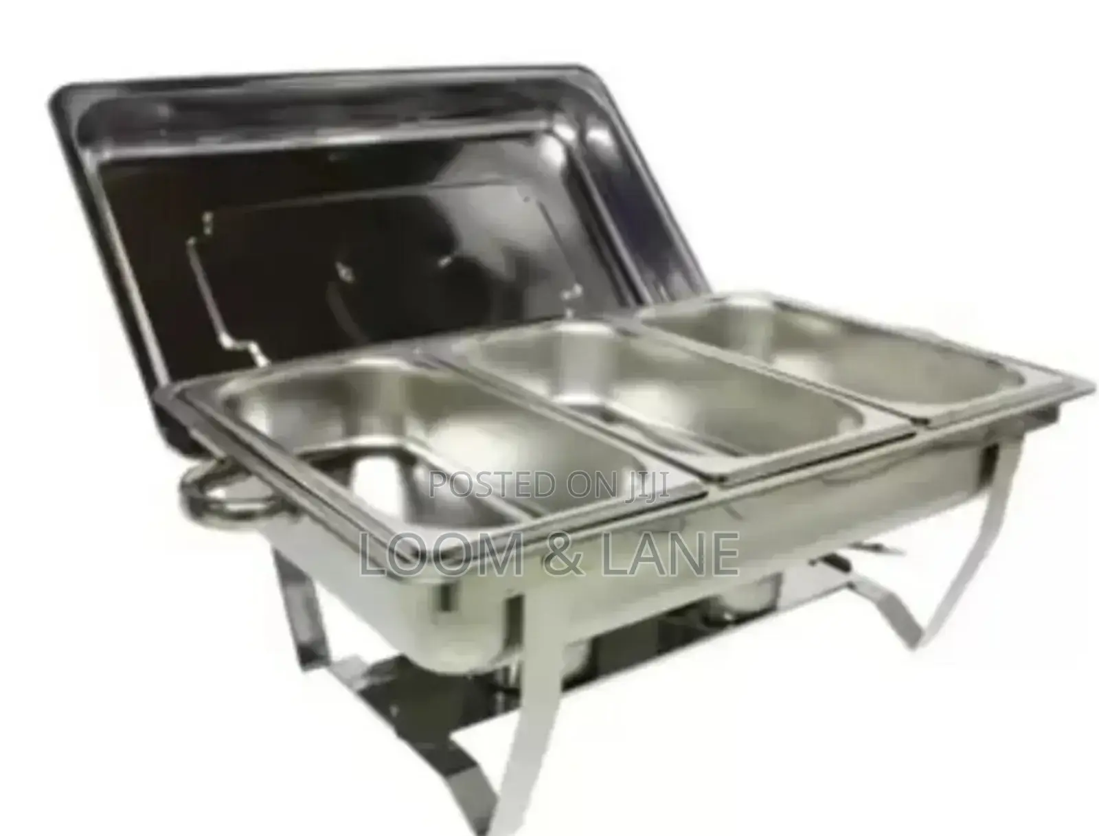 Triple Compartment Stainless Steel Chaffing Dish