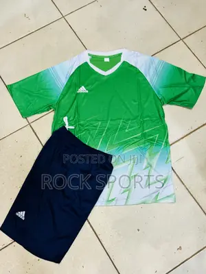Green Adidas Football Uniform